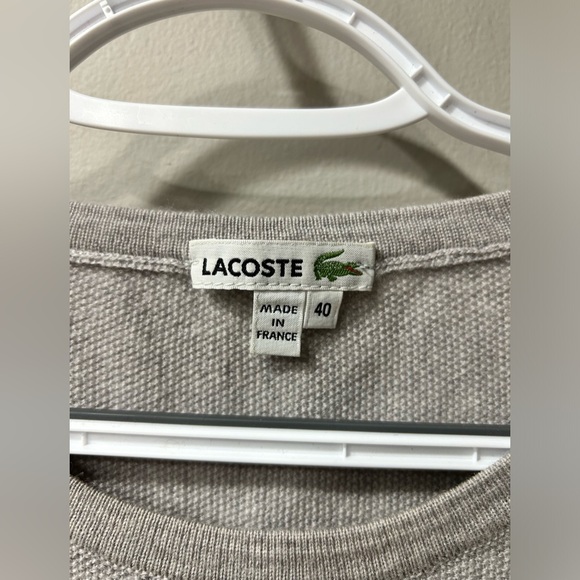 Lacoste Wool long Sleeve Mini  Dress / Size 40 - Picture 2 of 8